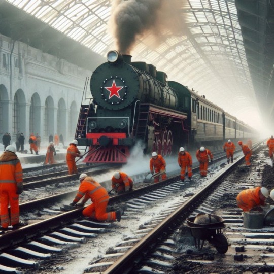 С 2025 года работники железной дороги из Калининграда провели ремонтные работы на 6-ти железнодорожных переездах.