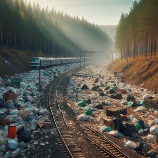 С 2025 года на территории Восточно-Сибирской железнодорожной линии было устранено 5 незаконных мусорных площадок, расположенных в пределах зоны отчуждения.