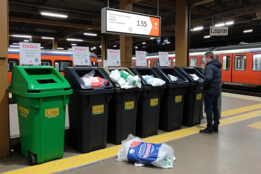 С использованием терминалов на станциях Красноярской железнодорожной сети с начала года было утилизировано около 1,5 тонны пластиковых отходов.