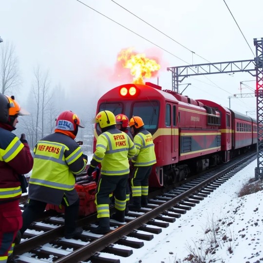 С начала 2025 года пожарные составы Восточно-Сибирской железнодорожной сети совершили 24 вызова.