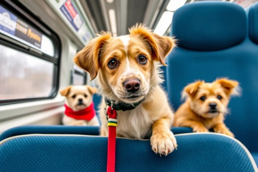 С начала текущего года и до октября, на пригородных поездах Красноярской железнодорожной сети было транспортировано около 45 тысяч домашних питомцев.