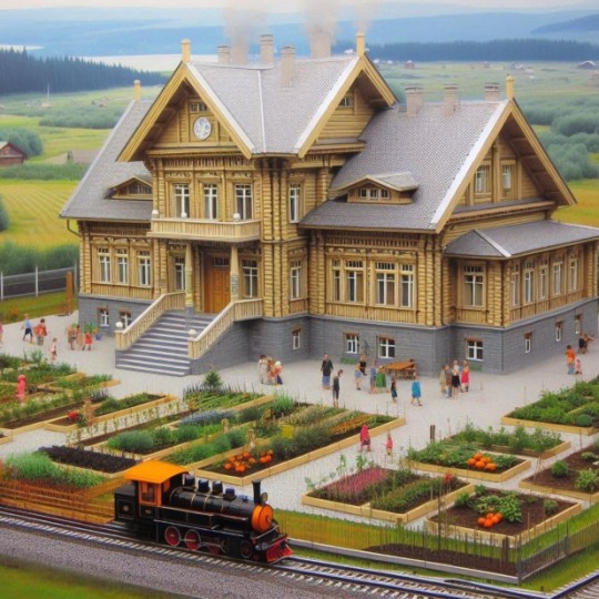 С помощью поддержки ОАО «РЖД», в Наушках было возведено новое строение для детского сада.