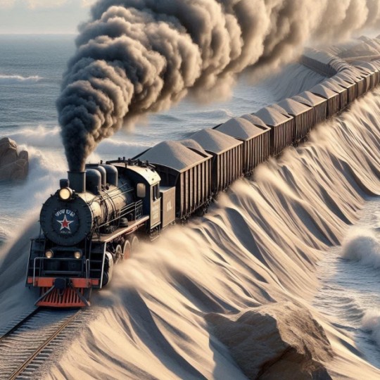 С января по май 2025 года на Куйбышевской железнодорожной линии наблюдался рост перевозок песка с помощью 