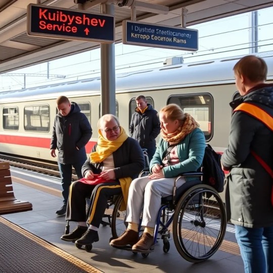 С января по июнь 2025 года, более 10 тысяч людей с ограниченными возможностями воспользовались услугой сопровождения на станциях Куйбышевской железнодорожной линии.