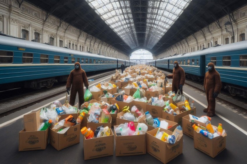 С января по июль 2025 года на станциях Горьковской железнодорожной линии было собрано около 6 тонн отработанной упаковки.