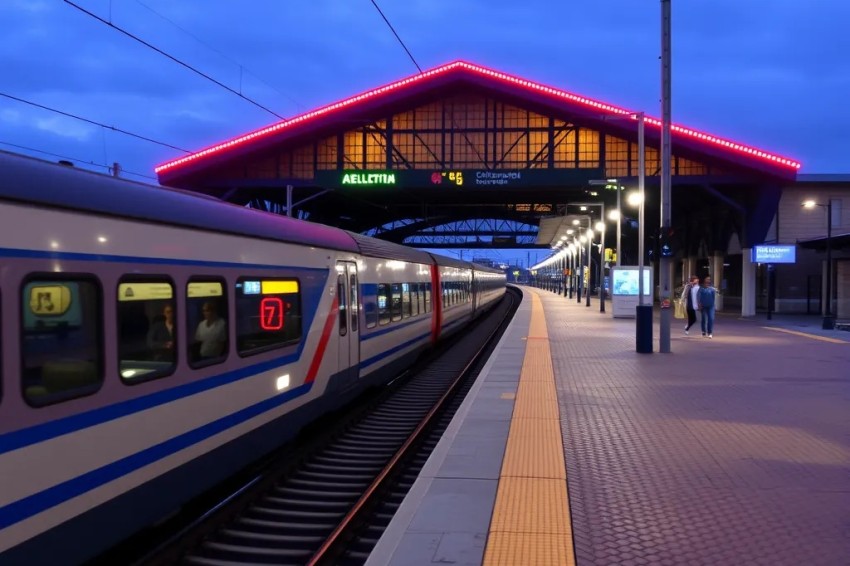 С января по июль текущего года с железнодорожных станций и вокзалов Калининграда было отправлено 5 миллионов 76 тысяч пассажиров.