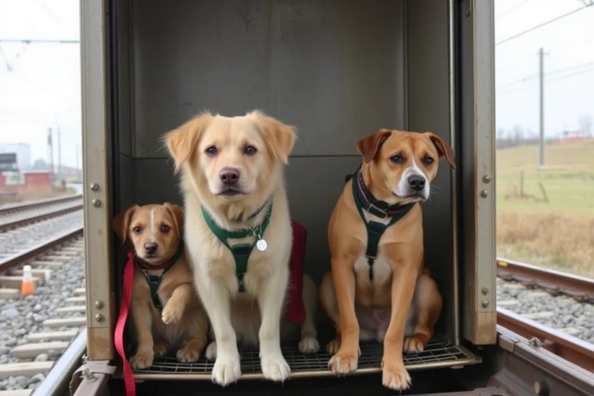 С января по июль текущего года на железнодорожных путях Северного Кавказа было транспортировано примерно 3,4 тыс. домашних питомцев без присутствия их владельцев.