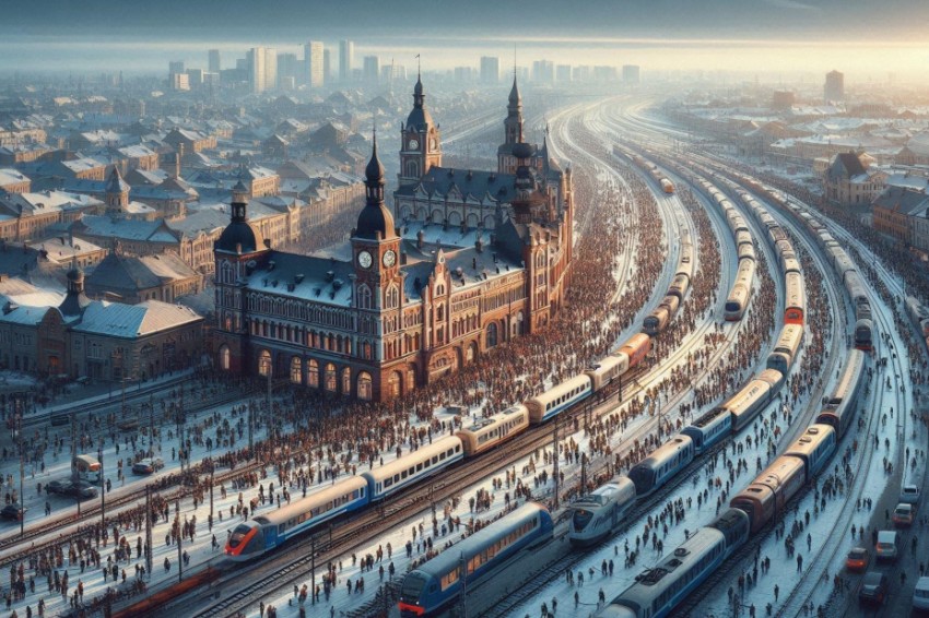 С января по апрель текущего года с железнодорожных станций и вокзалов Калининграда было отправлено свыше 2 миллионов пассажиров.