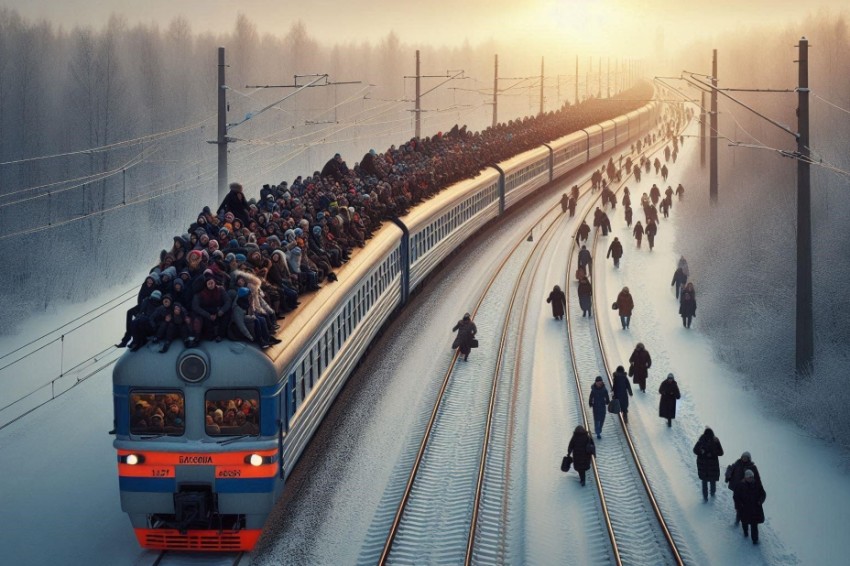 С января по июнь 2025 года количество перевезенных пассажиров на