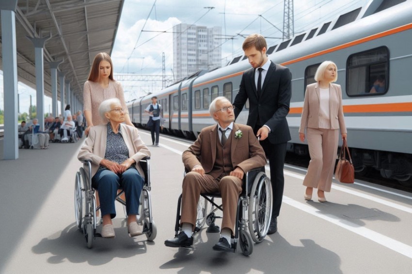 С января по апрель 2025 года более 1,8 тыс. людей с ограниченными возможностями воспользовались услугой сопровождения на железнодорожном вокзале в Самаре.