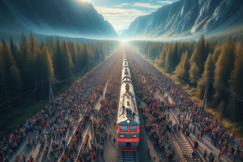 С января по май 2025 года на Красноярской железной дороге наблюдался рост пассажирских перевозок на 0,8%