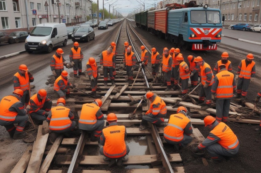 С января по май 2025 года сотрудники Горьковской железной дороги произвели замену покрытия на 7 железнодорожных переходах.