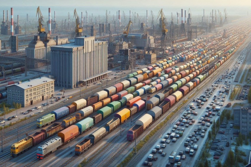 С января по май 2025 года объем погрузки на Калининградской железнодорожной линии достиг 535 тысяч тонн.