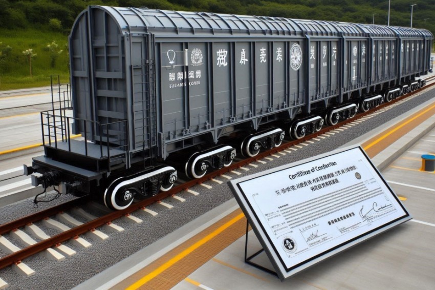 Сертификат соответствия был выдан восьмиосному полувагону 