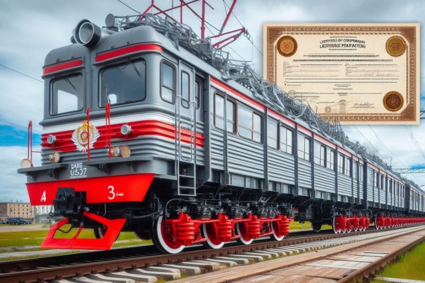 Сертификат соответствия был выдан восьмоосному полувагону 