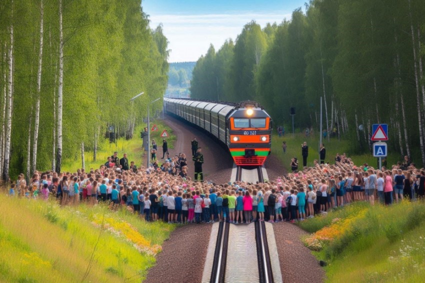 Сезон летнего обучения стартовал на детских железнодорожных путях Свердловской ветки.