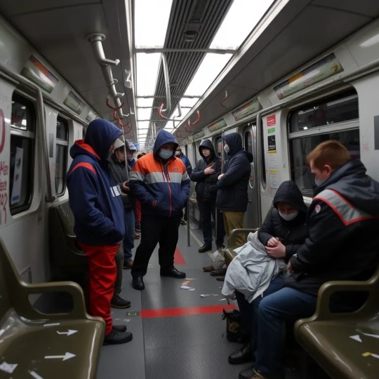 Сотрудники железной дороги Московского направления выражают беспокойство по поводу актов вандализма, происходящих на пригородных поездах.