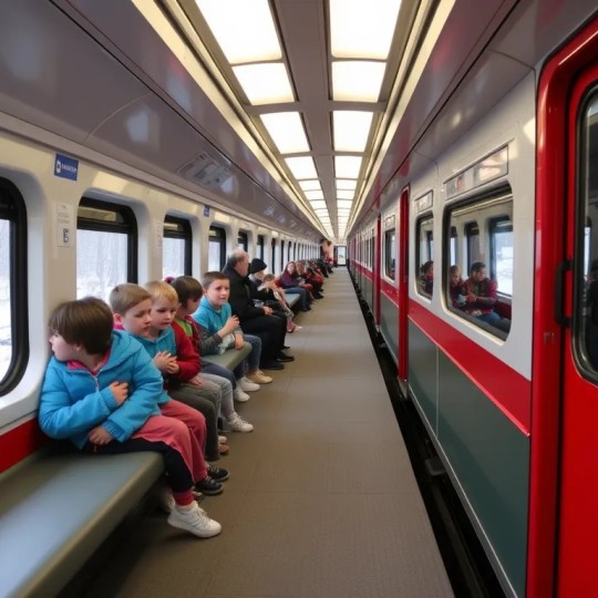 Сотрудники железной дороги организовали тур для детей с ограниченными возможностями на станции Череповец.