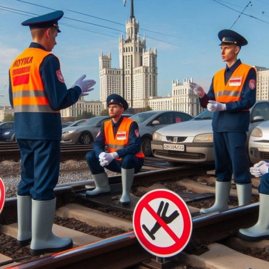 Сотрудники Московской железной дороги напомнили автомобилистам о нормах переезда через железнодорожные трассы.
