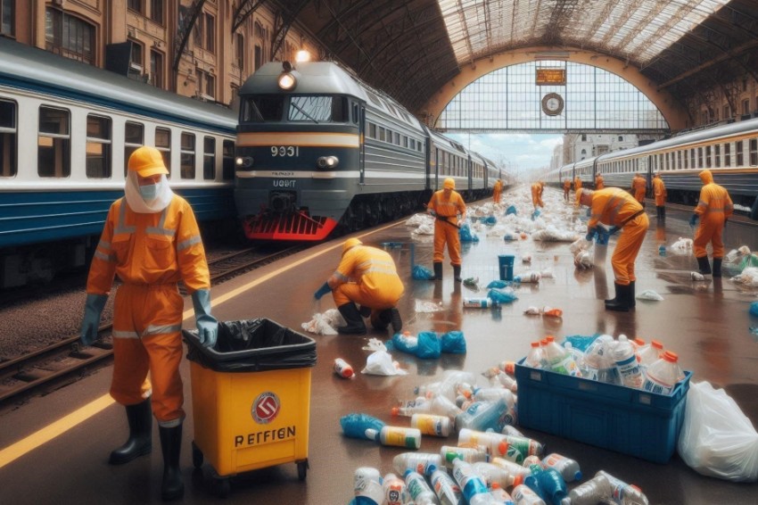 Сотрудники железной дороги Северной магистрали провели подготовку поездов и станций к периоду интенсивных летних перевозок пассажиров.