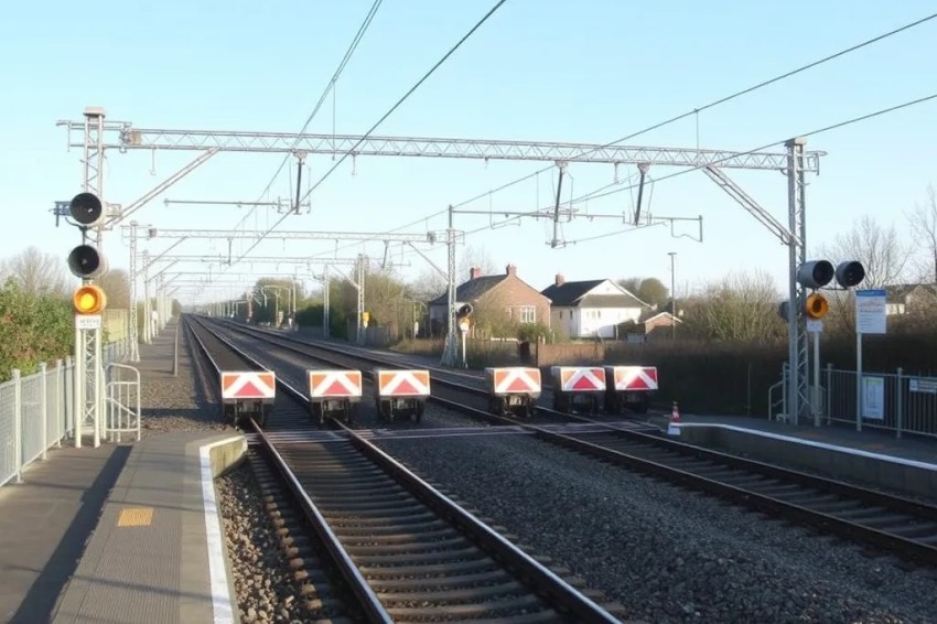 Сотрудники железной дороги напомнили автомобилистам из Буинска о правилах проезда через железнодорожные переезды.