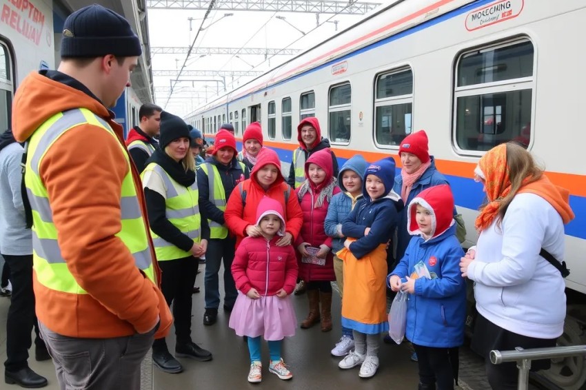 Сотрудники железной дороги Московского направления организовали Общий день предотвращения детских травм.