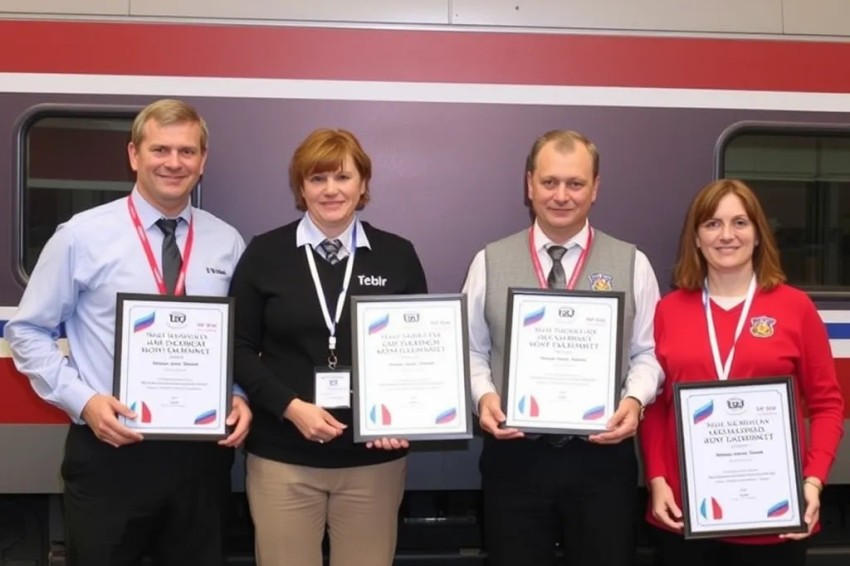 Сотрудникам Российских Железных Дорог были вручены государственные, отраслевые и корпоративные премии.