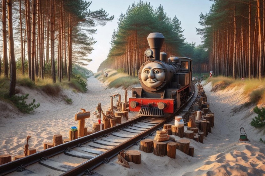 Сотрудники железной дороги обустроили тропу для пеших прогулок на Куршской косе