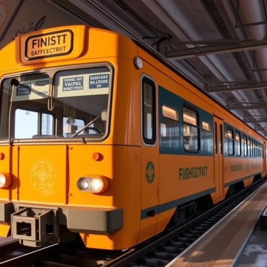 Современная электричка 