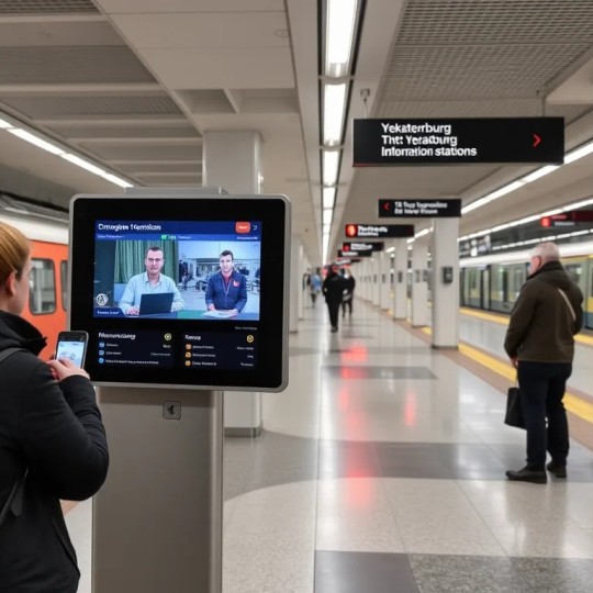 Станции Екатеринбург и Пермь-2 возглавили список по числу видеоконсультаций через информационные терминалы в первом полугодии 2025 года.