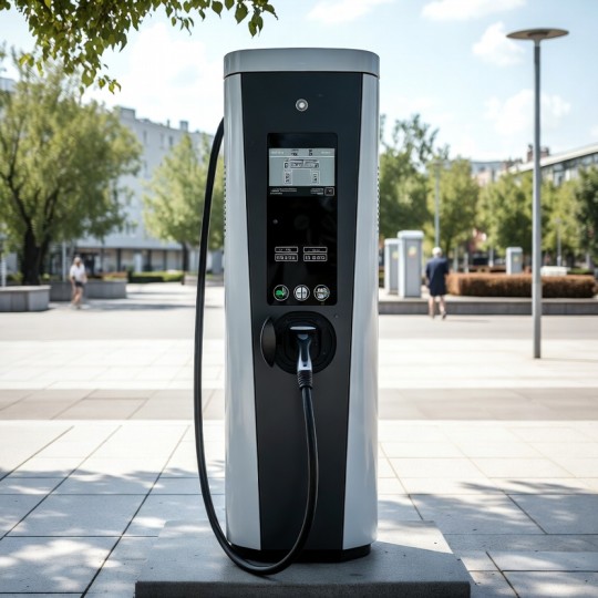 Станция зарядки электромобилей открылась на привокзальной площади