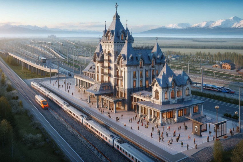 Строительство нового железнодорожного терминала будет осуществлено на станции Боголюбово, расположенной в Владимирской области.