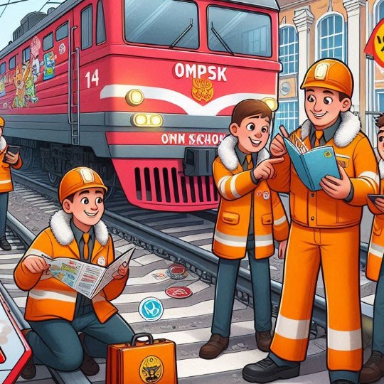Студенты из Омска в партнерстве с работниками железной дороги разработали набор анимационных фильмов, посвященных правилам безопасности в области железнодорожного движения.