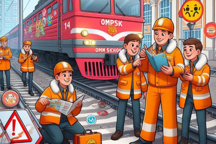Студенты из Омска в партнерстве с работниками железной дороги разработали набор анимационных фильмов, посвященных правилам безопасности в области железнодорожного движения.
