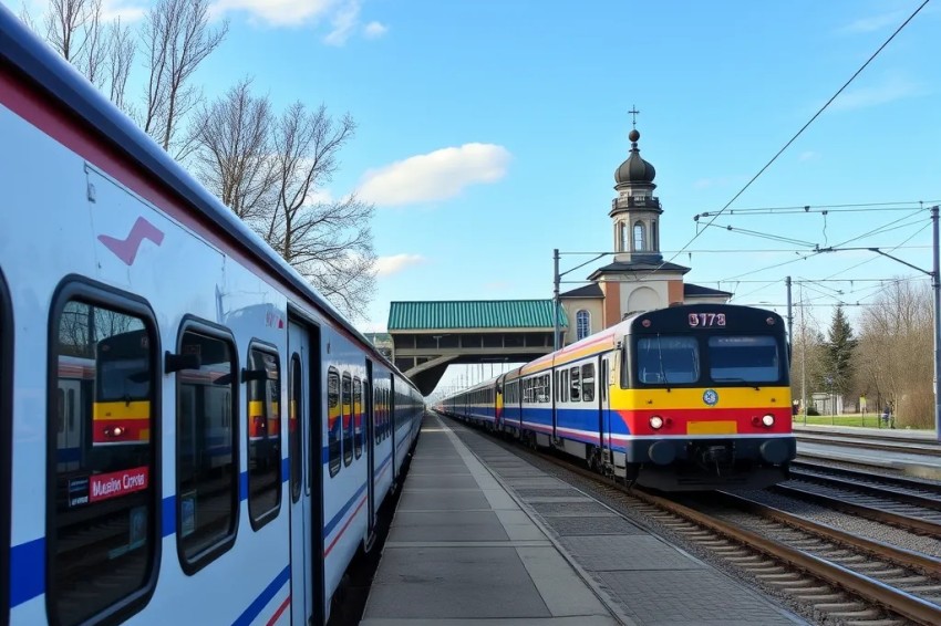 Субурбаны будут делать остановку на станции Сокол в Ярославле.
