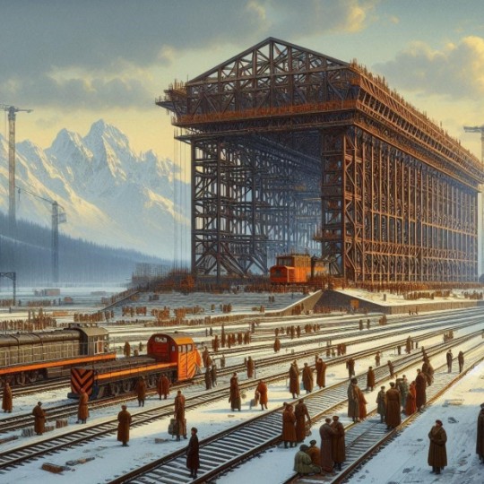 Свердловская железнодорожная компания начала доставку металлических элементов для установки главной арки нового моста через реку Кама в Перми.