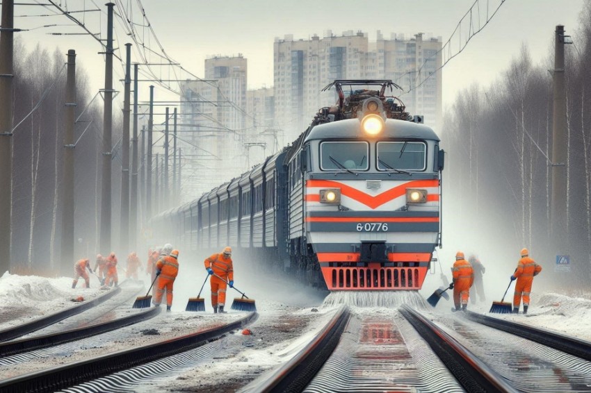 Свердловская железнодорожная сеть осуществляет весеннюю тщательную очистку и модернизацию объектов пригородной инфраструктуры.