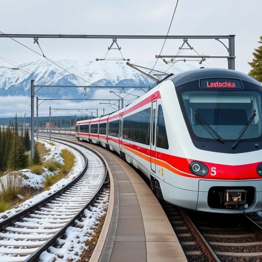 Свежий электропоезд 