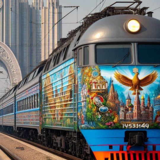 Тематический поезд начал свое путешествие из Самары в Волгоград.