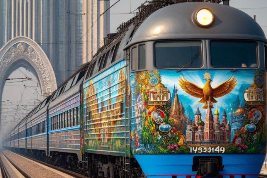 Тематический поезд начал свое путешествие из Самары в Волгоград.