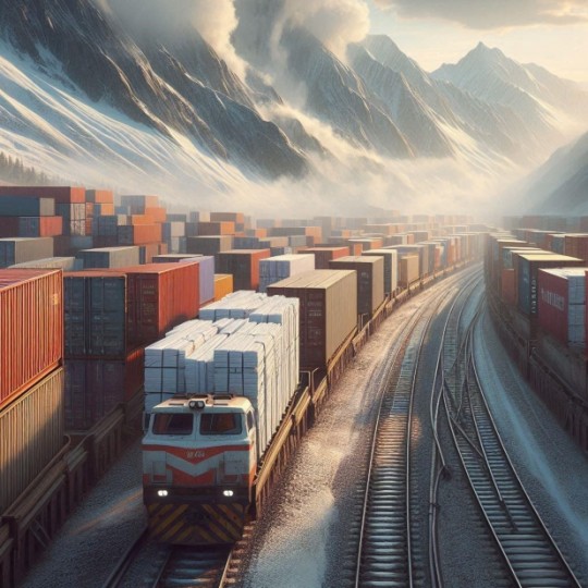 Транспортировка бумаги в контейнерах по Забайкальской железнодорожной линии в период с января по апрель 2025 года увеличилась на 7,9%