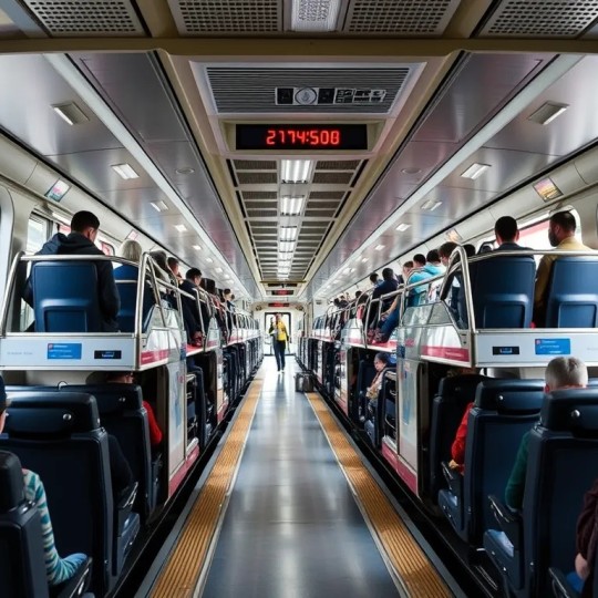 Транспортировка людей с помощью двухэтажных поездов в первом полугодии 2025 года увеличилась на 5,3%