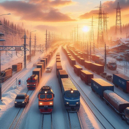 Транспортировка контейнеров по Красноярской железнодорожной сети в период с января по февраль 2025 года увеличилась на 10,5%