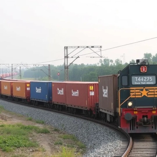 Транспортировка товаров в контейнерах по Юго-Восточной железнодорожной линии за 10 месяцев текущего года увеличилась на 4,7%