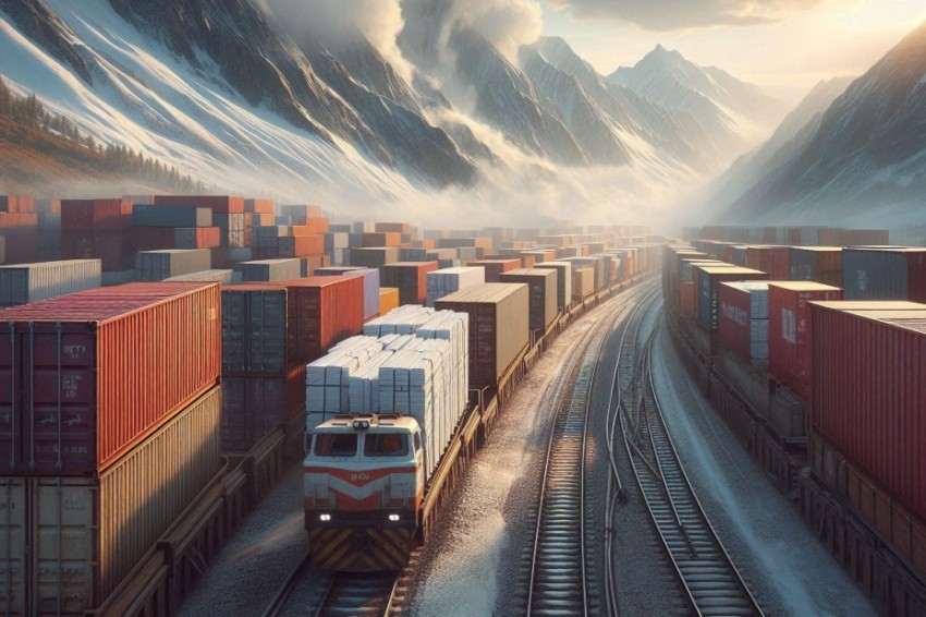 Транспортировка бумаги в контейнерах по Забайкальской железнодорожной линии в период с января по апрель 2025 года увеличилась на 7,9%