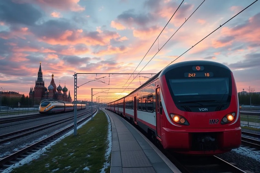 Транспортировка быстрыми железнодорожными составами из Ярославля и Вологды до Москвы и в обратном направлении увеличилась на приблизительно 5% в первом полугодии.