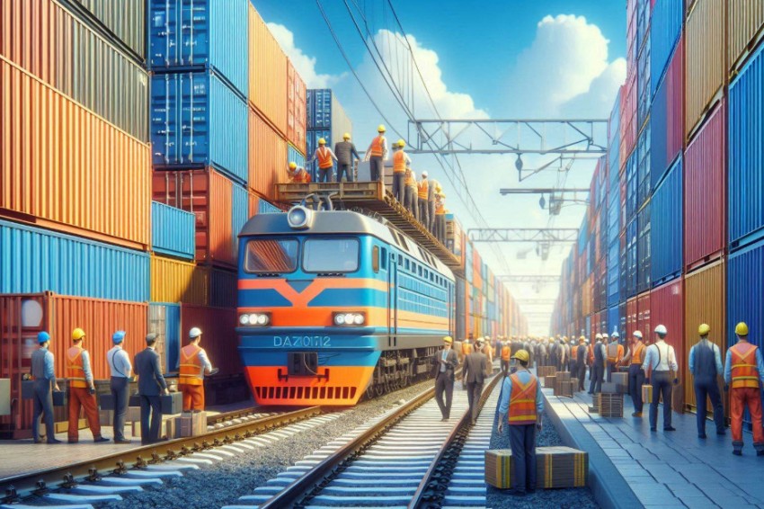 Транспортировка товаров для экспорта по Свердловской железной дороге в январе-феврале 2025 года увеличилась на 5,4%