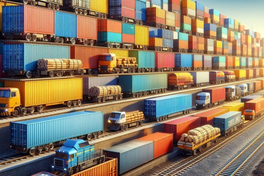 Транспортировка контейнеров по Куйбышевской железнодорожной линии увеличилась на 1,3% в период с января по июнь.