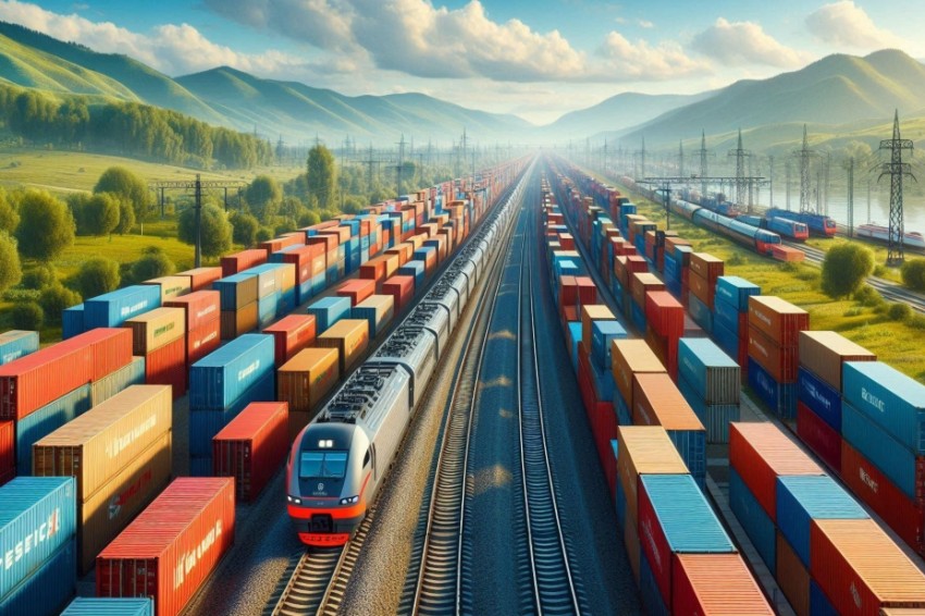 Транспортировка контейнеров по Свердловской железной дороге в период с января по апрель 2025 года увеличилась на 12,4%