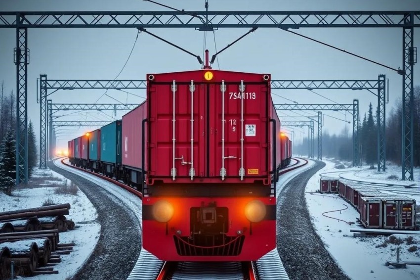 Транспортировка контейнеров по Восточно-Сибирской железнодорожной магистрали увеличилась на 3,9% в период с января по июнь.